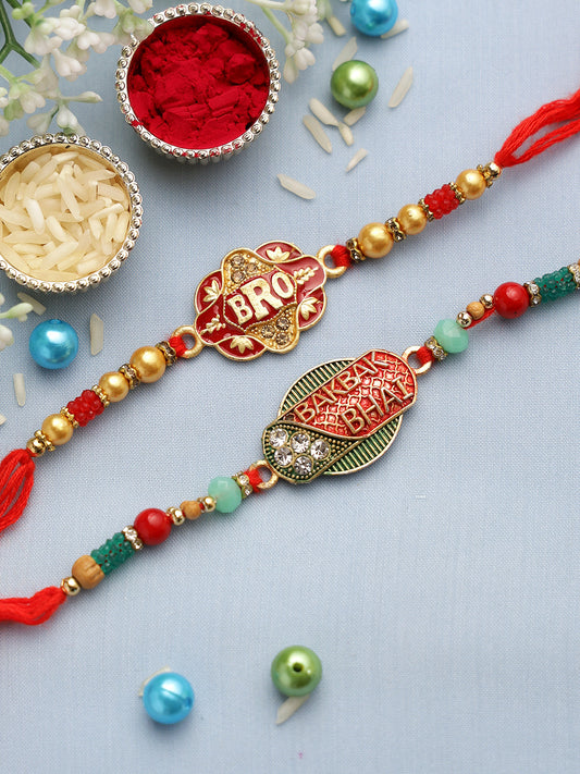 Quirky Bhai Rakhi Set of Two - Only Rakhi (PST22641_2)