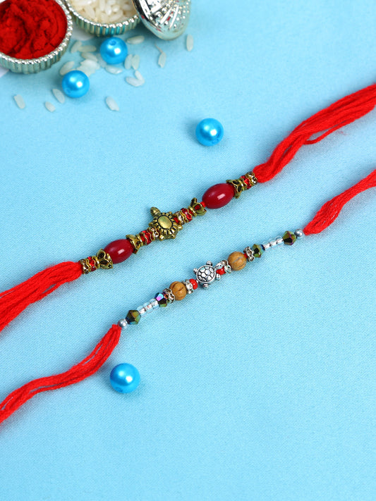 Lucky Charm Rakhi Set of Two - Only Rakhi (PST22656_2)