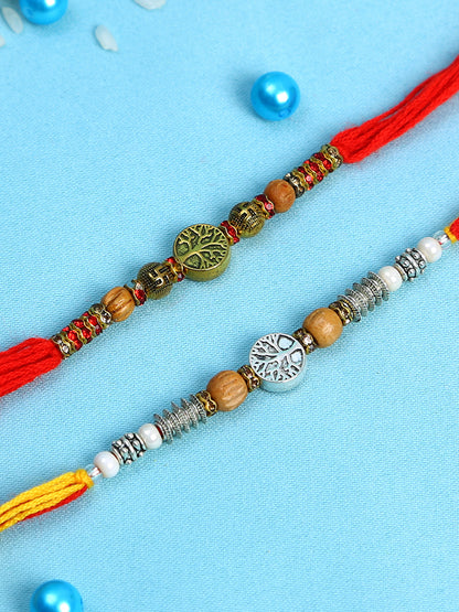 Woodland Rakhi Set of Two - Only Rakhi (PST22657_2)