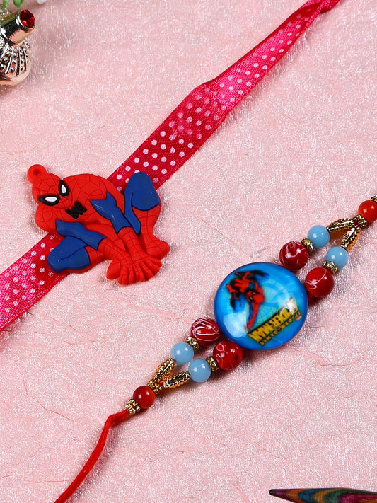 Spiderman Rakhi Set of Two - Only Rakhi (PST22681_2)