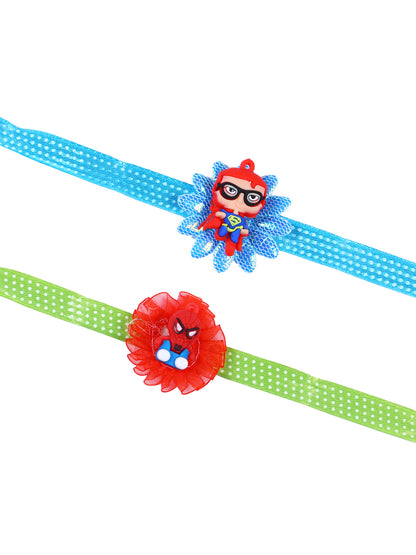 Baby Superheroes Rakhi Set of Two - Only Rakhi (PST22687_2)