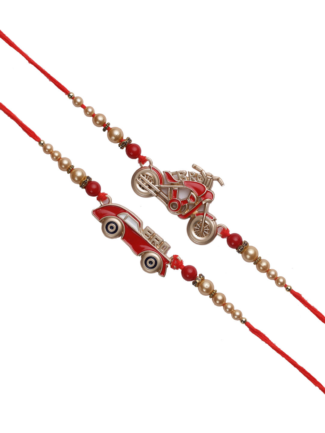 Motorcar Rakhi Set of Two - Only Rakhi (PST22690_2)