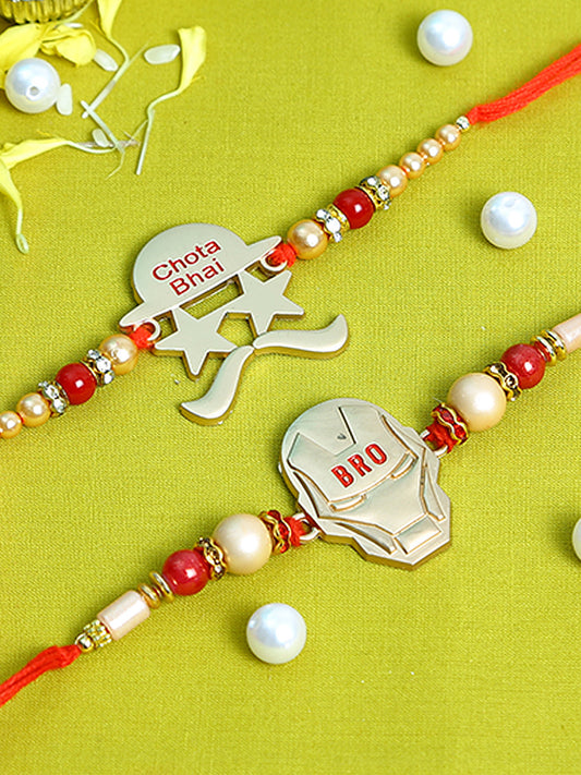 Quirky Cool Rakhi Set of Two - Only Rakhi (PST22691_2)