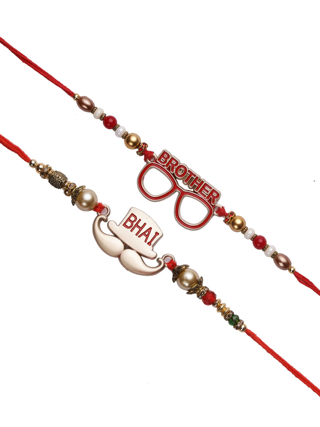 Quirky Stylish Rakhi Set of Two - Only Rakhi (PST22692_2)