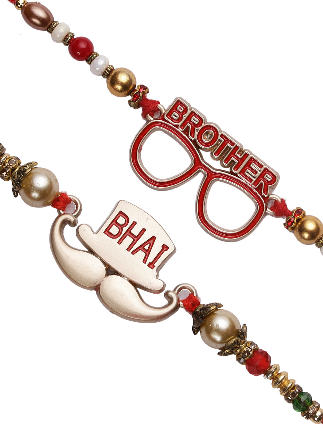 Quirky Stylish Rakhi Set of Two - Only Rakhi (PST22692_2)