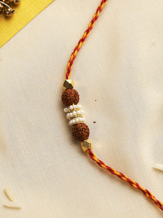 Religious Good Vibes Rudrakash Rakhi - Only Rakhi (RD22201)