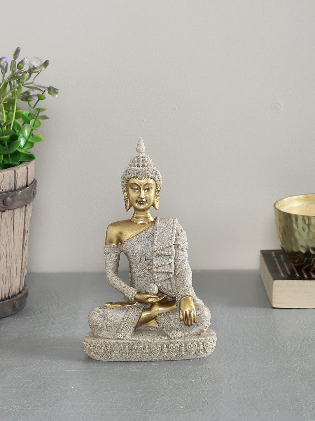 Meditating and Insightful Buddha Statue - Default Title (REF19657)
