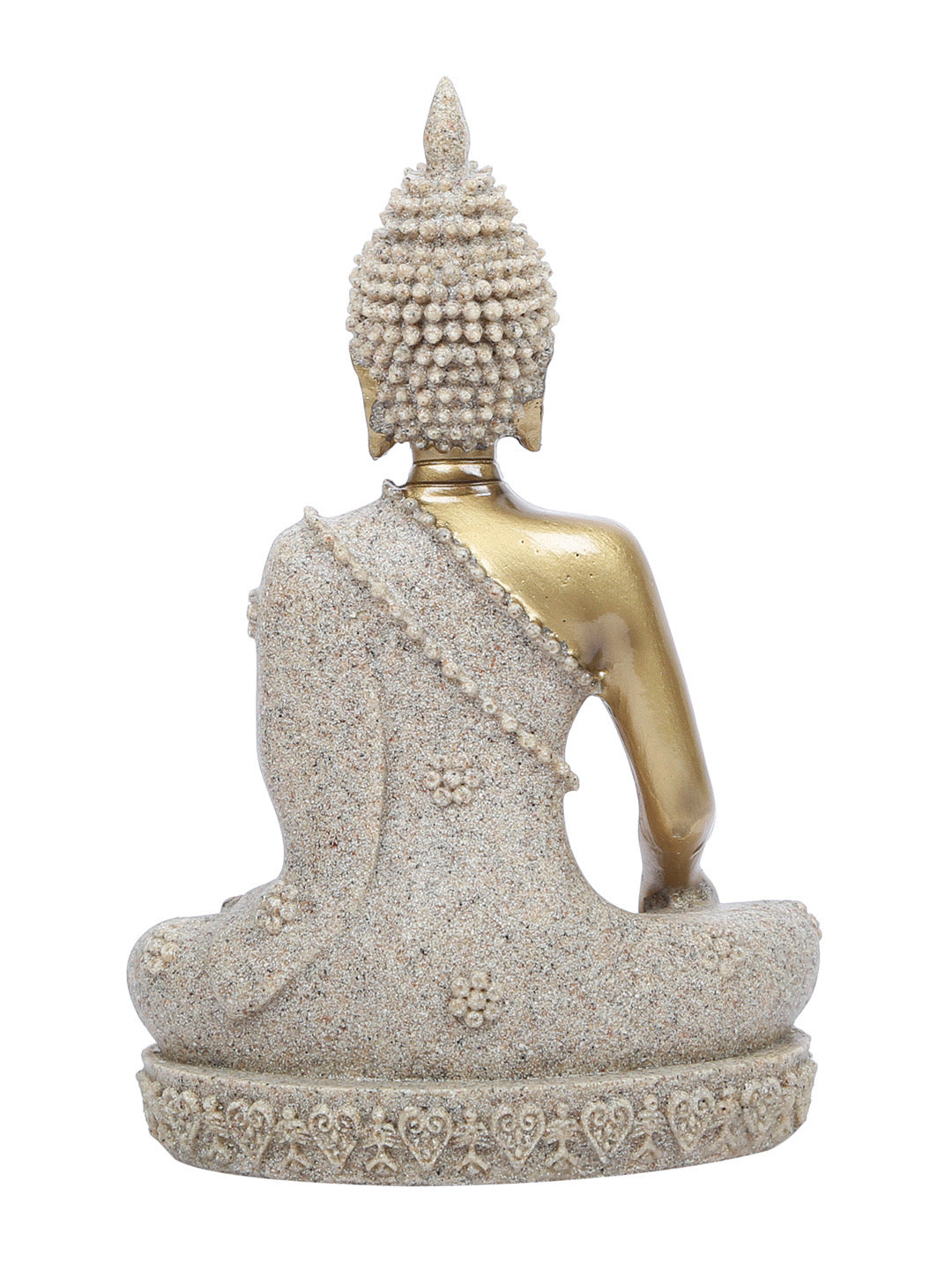 Golden Hue Zen Buddha Statue - Default Title (REF19658)