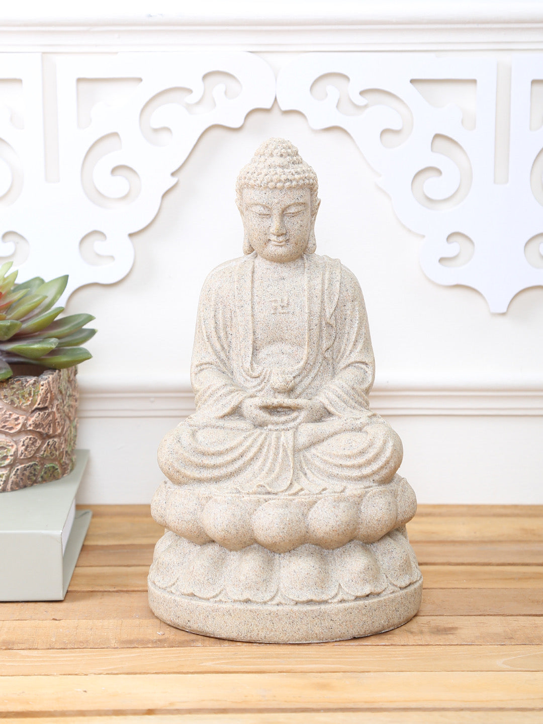 Antique Styled Feng Shui Buddha Statue - Default Title (REF19663)