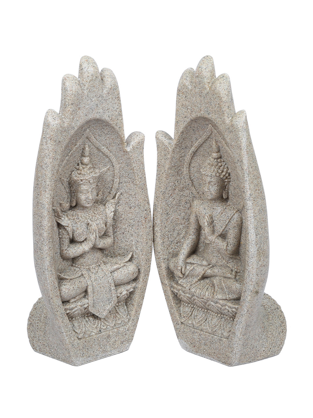 Intricately Designed Buddha Pair Statues - Default Title (REF19665)