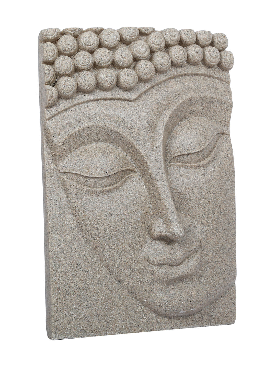 Sand Stone Alluring Buddha Wall Hanging - Default Title (REF19666)