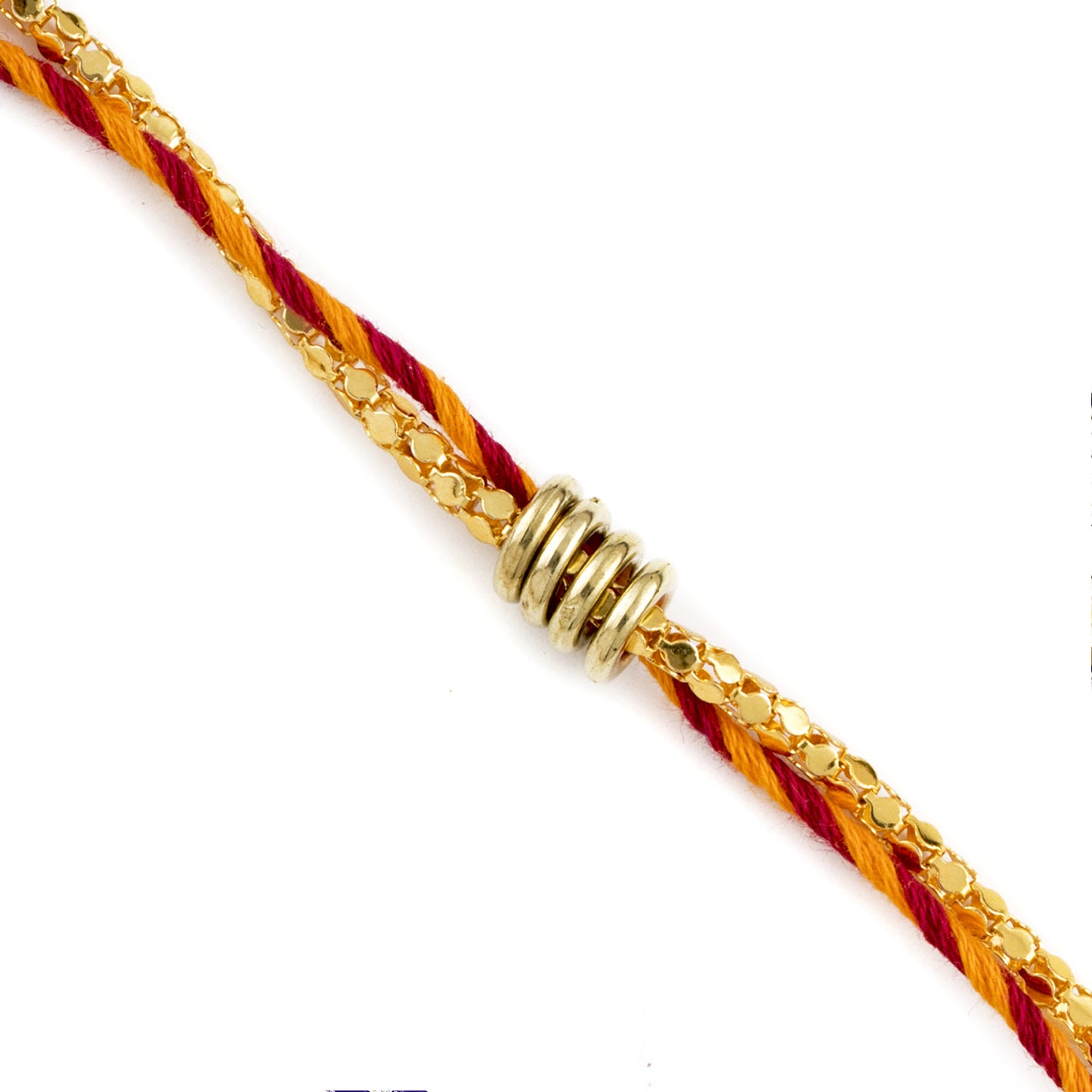 Aapno Rajasthan Twisted Ring Mauli Thread Rakhi - Default Title (RJ1890)