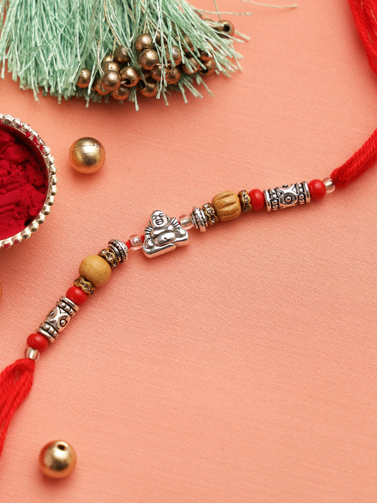 Holistic Buddha Lucky Charm Rakhi - Only Rakhi (RJ22166)