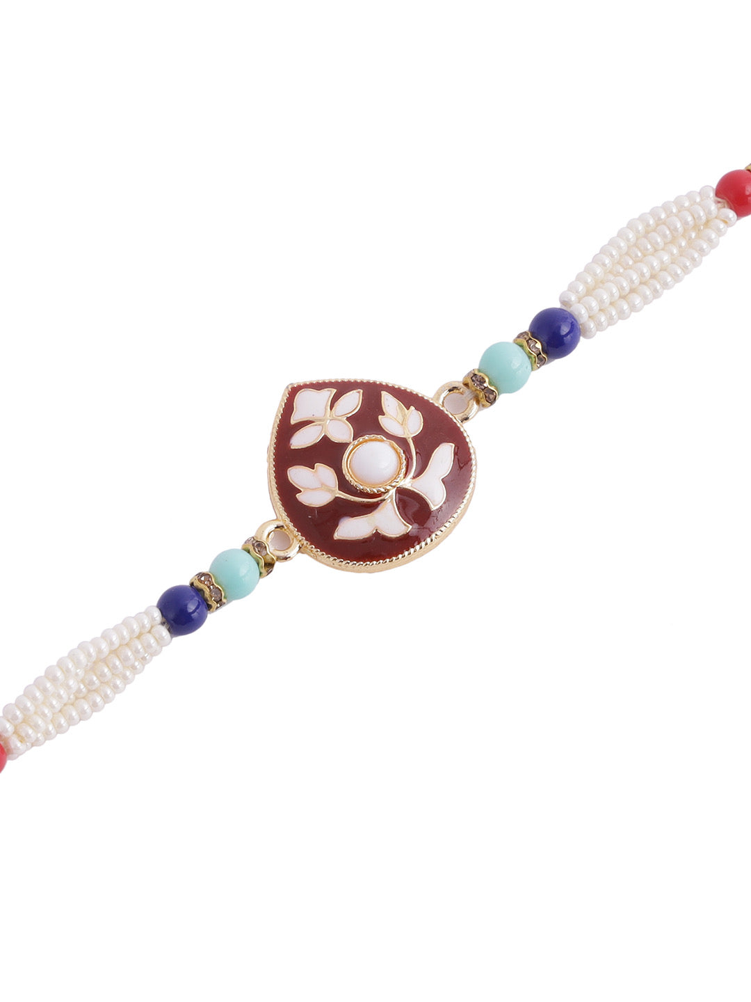 Meenakari Work Bhaiya Rakhi - Only Rakhi (RJ22185)
