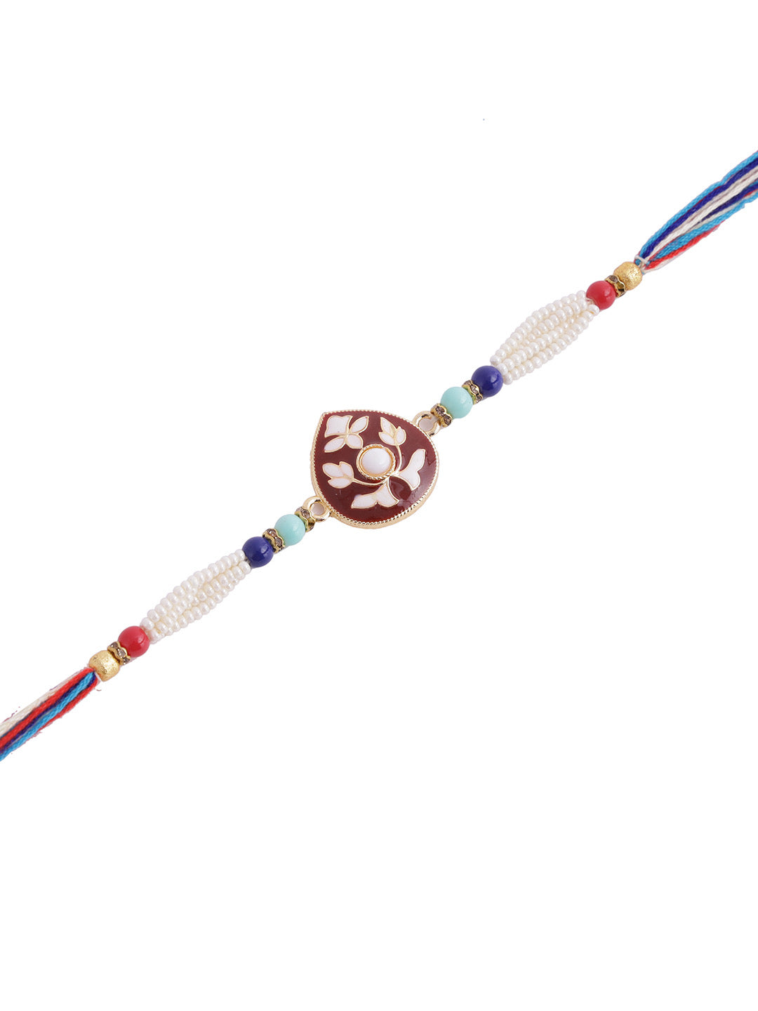 Meenakari Work Bhaiya Rakhi - Only Rakhi (RJ22185)