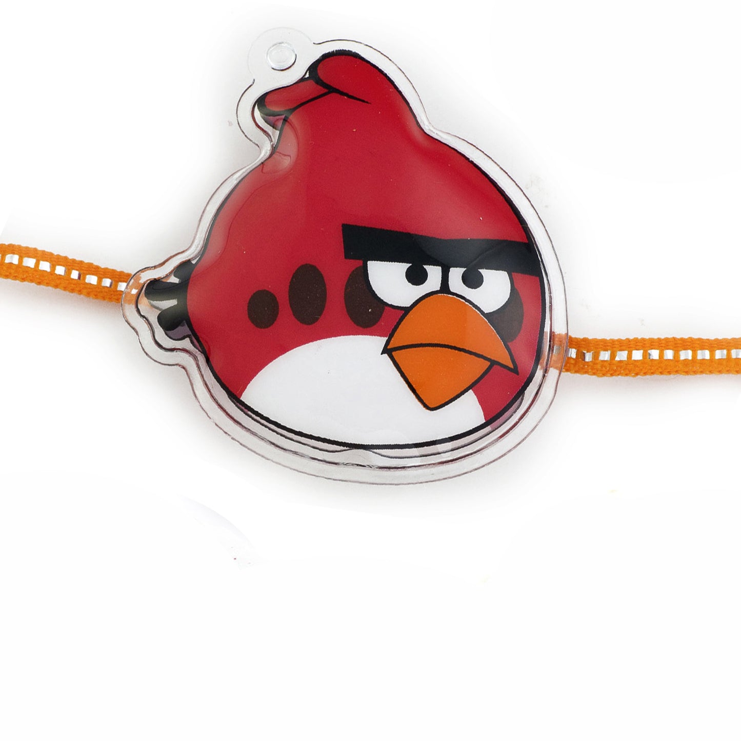 Aapno Rajasthan Red & Orange Angry Bird Kids Rakhi - Default Title (RK17761)