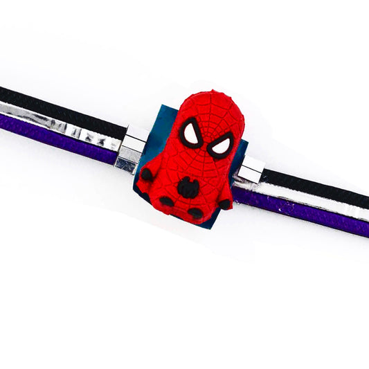 Aapno Rajasthan Pleasant Spiderman Motif Kids Rakhi - Default Title (RK17763)