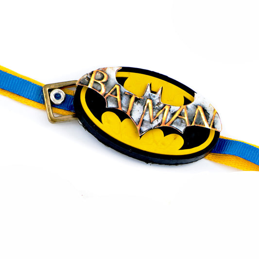 Aapno Rajasthan Yellow Batman Kids Rakhi - Default Title (RK17894)