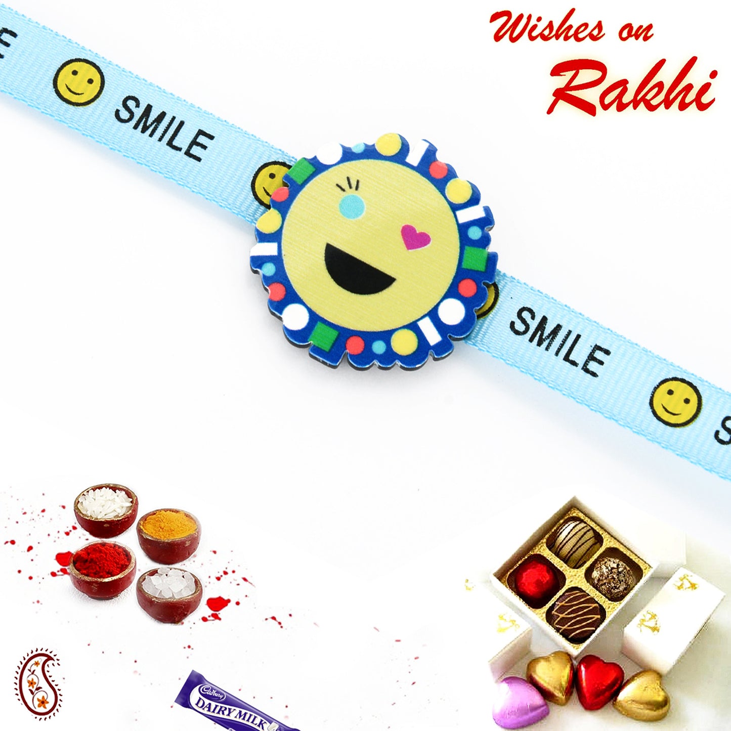 Aapno Rajasthan Smily Kids Rakhi - Default Title (RK1981)