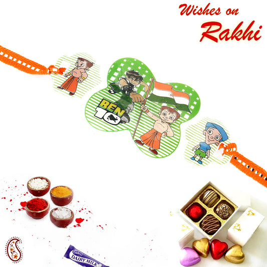 Aapno Rajasthan Kids Favoutite Character Band Rakhi - Default Title (RK1982)