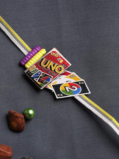 Uno Cards Pack Kids Rakhi - Only Rakhi (RK22312)