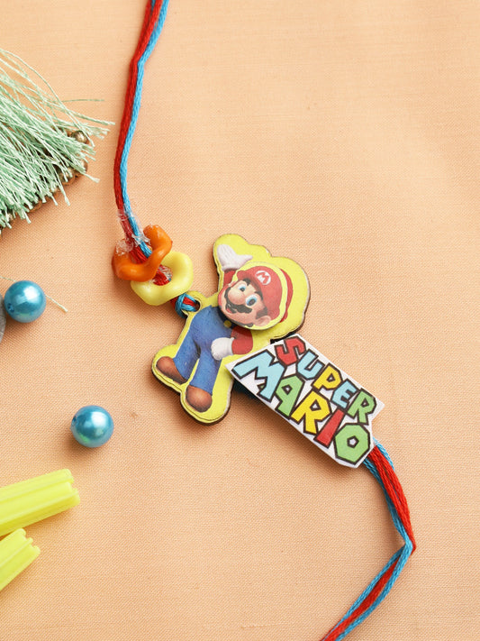 Mr. Super Mario Kids Rakhi - Only Rakhi (RK22313)