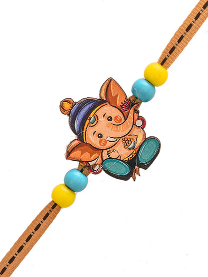 Divine Ganesha Kids Rakhi - Only Rakhi (RK2303)