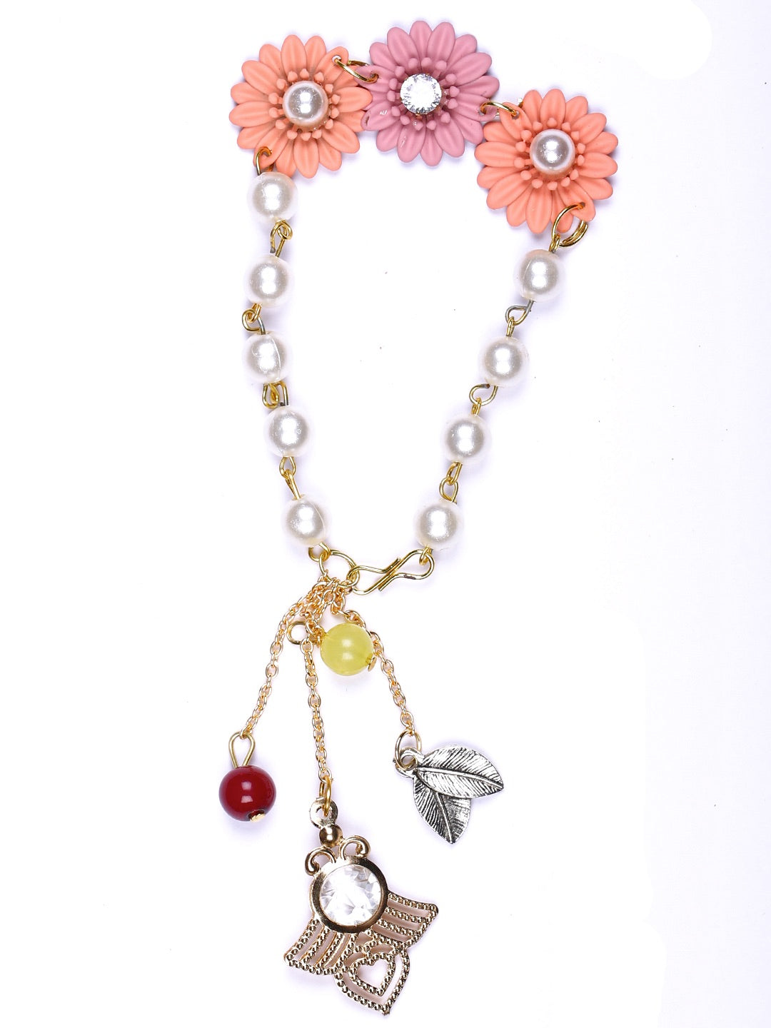 Flower Design Rakhi for Bhaiya and Bracelete Rakhi for Bhabhi - Default Title (RP2153)