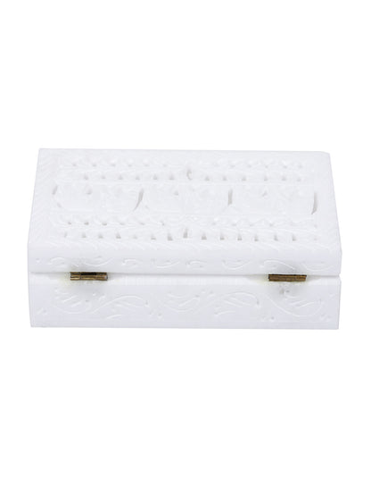 White Stone Storage Box - Default Title (SA2242C)