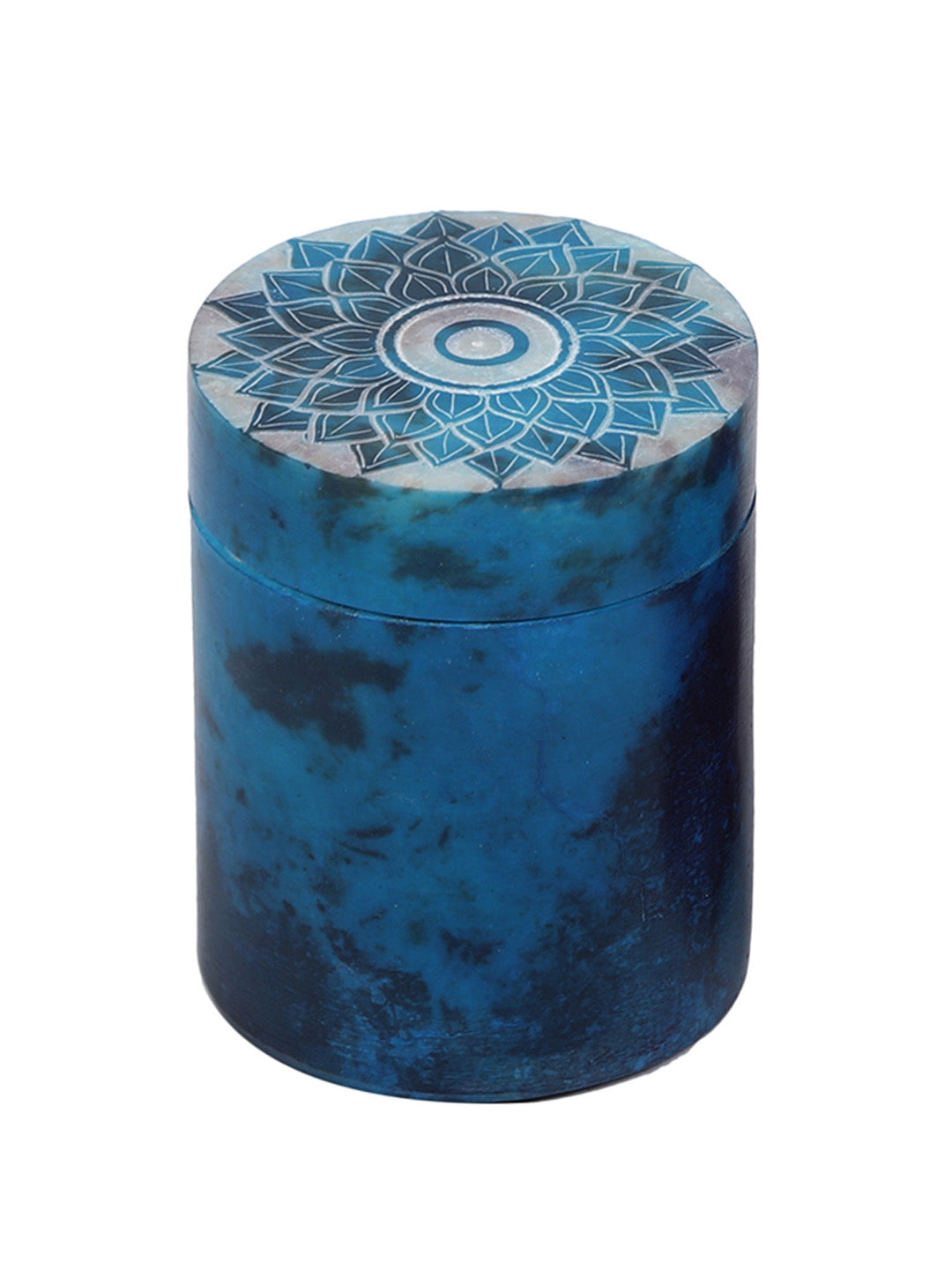 Blue Cylindrical Storage Box - Default Title (SA2251BL)