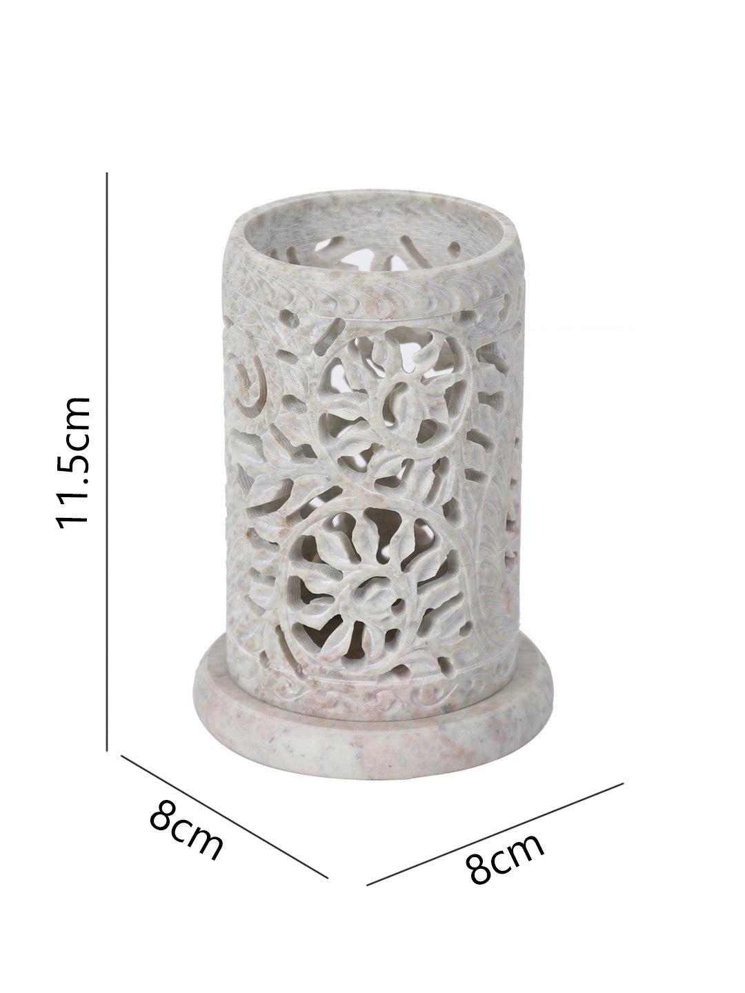 Soapstone Tealight/Candle Holder - Default Title (SA2266C)
