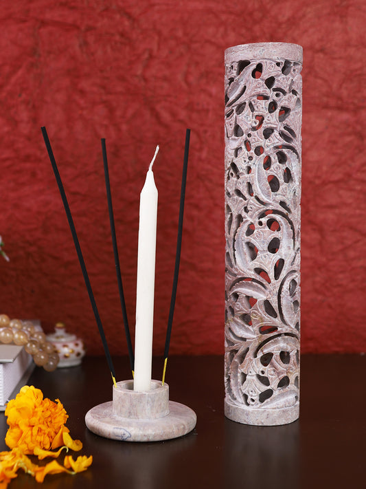 Cylindrical Candle Holder - Default Title (SA2267E)