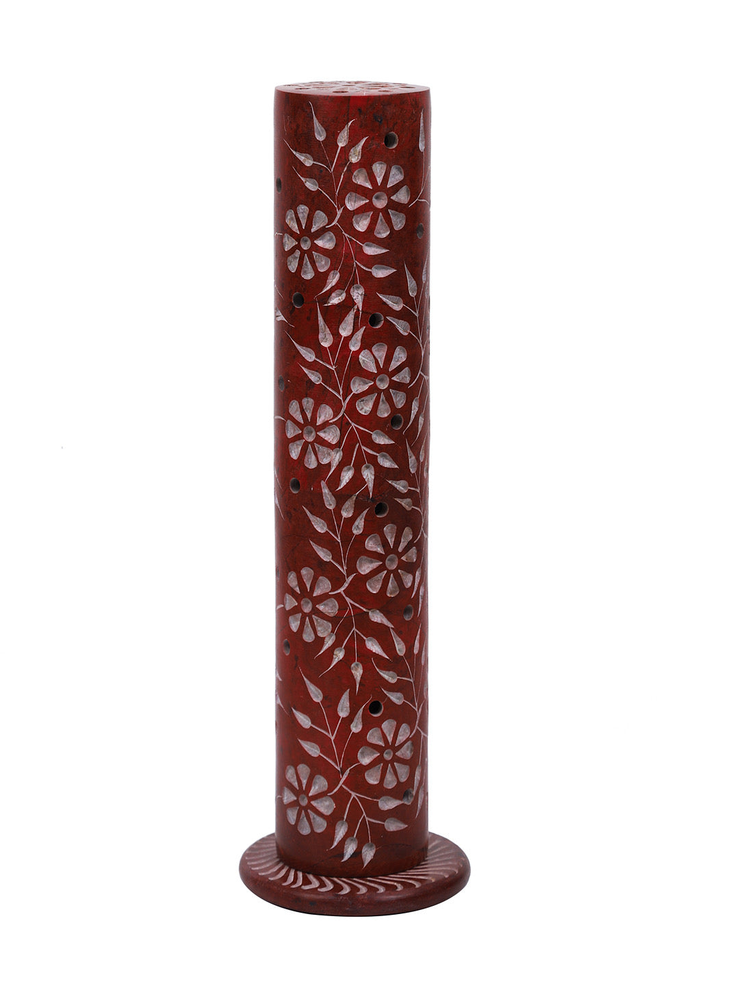 Cylindrical Red Candle Holder - Default Title (SA2268)