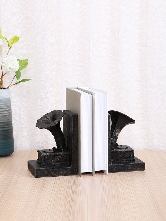 Vintage Gramophone Bookends - Default Title (SHOW19306)