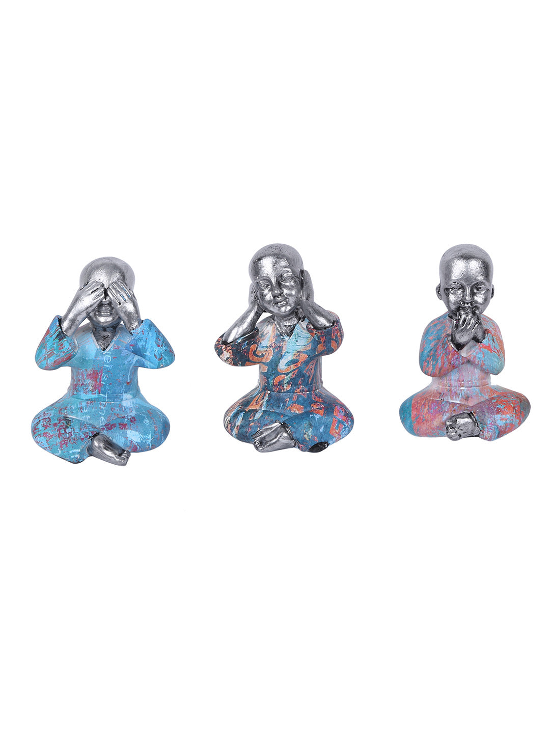 Buddha's 3 Impressions Resin Art - Default Title (SHOW19367)