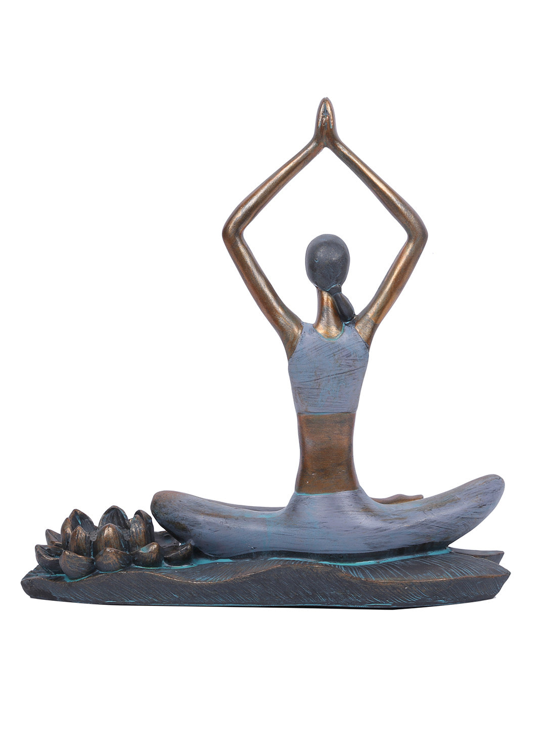 Lotus Pose Yoga Statue - Default Title (SHOW19370)