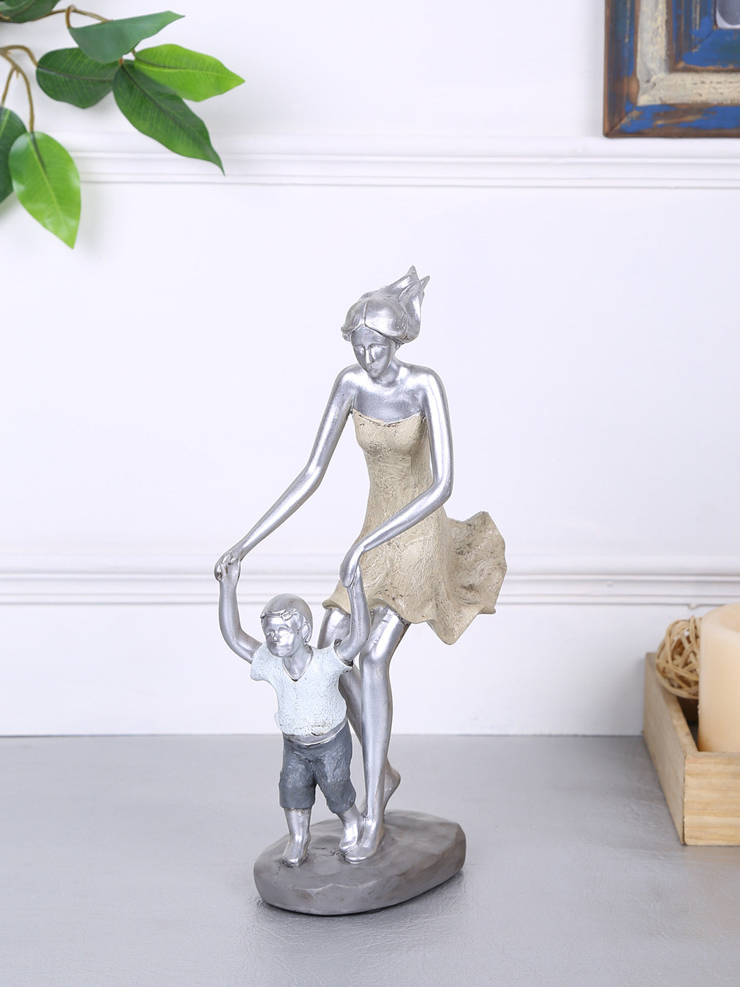 Cheerful Mother And Me Statue - Default Title (SHOW19376)
