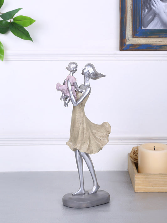 Merry Lady And kid Statue - Default Title (SHOW19377)