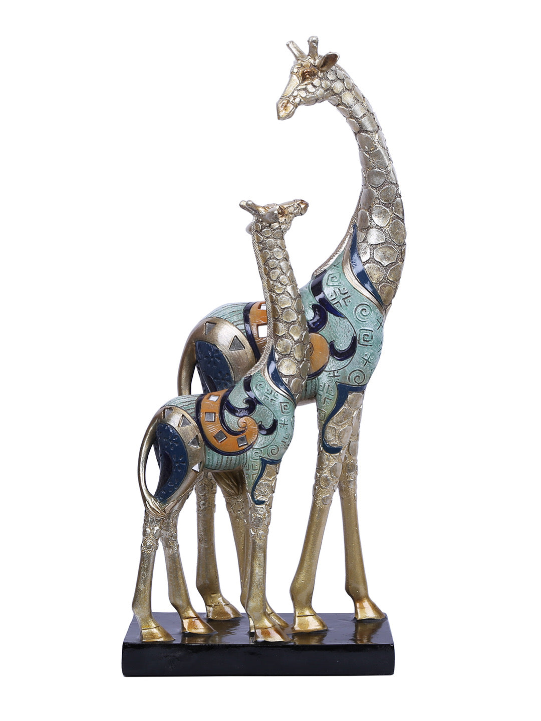 Mother and Baby Giraffe Statue - Default Title (SHOW19397)