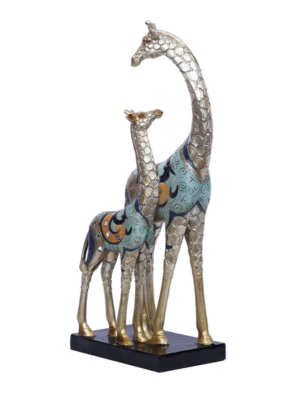 Mother and Baby Giraffe Statue - Default Title (SHOW19397)