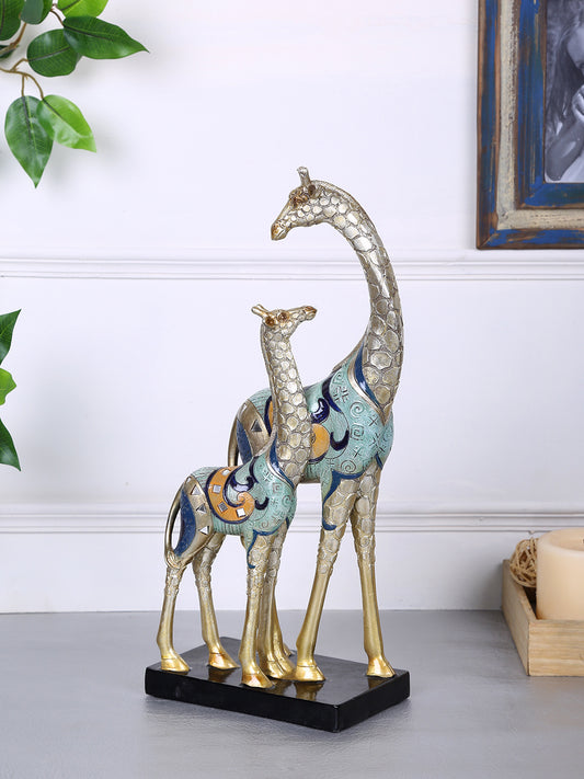 Mother and Baby Giraffe Statue - Default Title (SHOW19397)