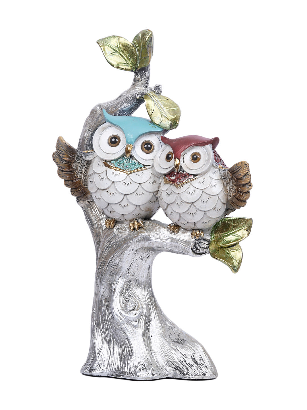Merry Owls On Tree Statue - Default Title (SHOW19415)