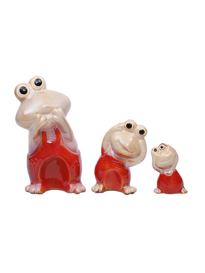 Gleaming Eyes White Ceramic Frogs - Default Title (SHOW19525)