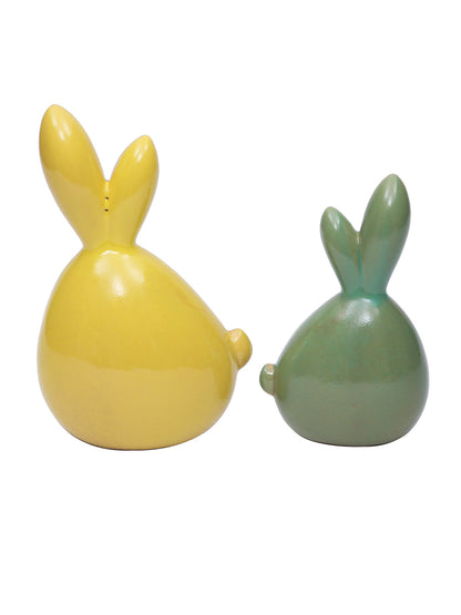 Cute and Colourful Ceramic Cartoonish Rabbits Set - Default Title (SHOW19530)