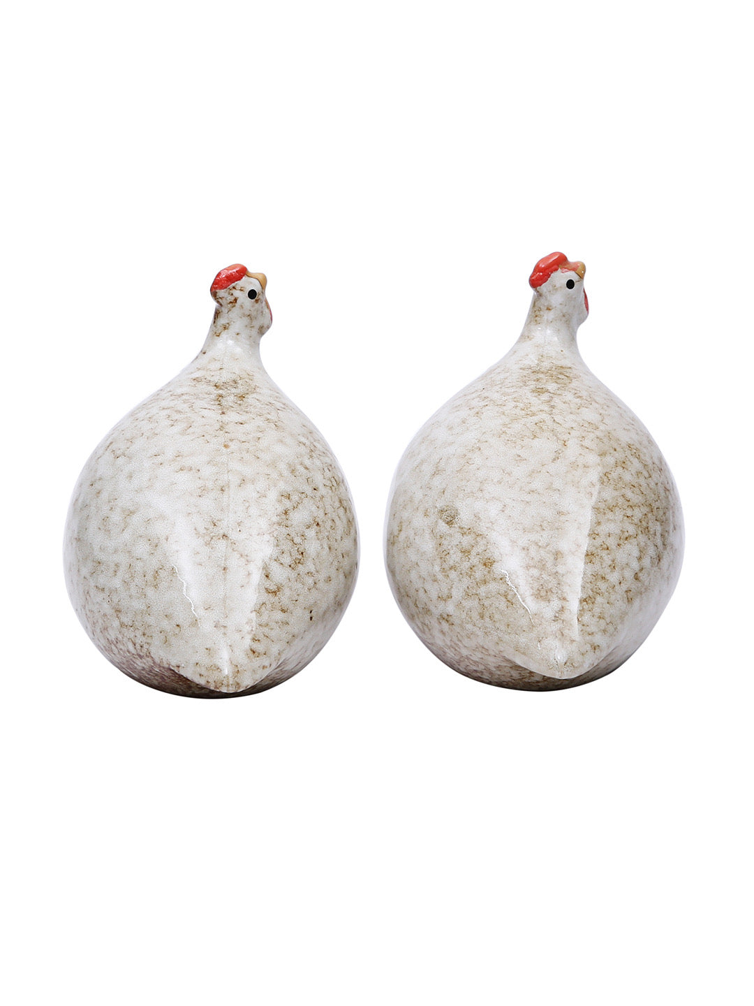 Hefty but Appealing Ceramic Hen Duo Set - Default Title (SHOW19547)