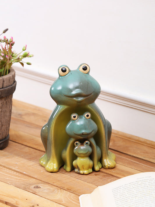 Joyous Nesting Handpainted Ceramic Frogs Set - Default Title (SHOW19548)