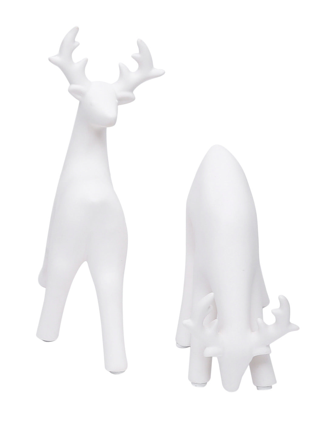 Flawless White Deer Duo Set in Ceramic - Default Title (SHOW19567_2)