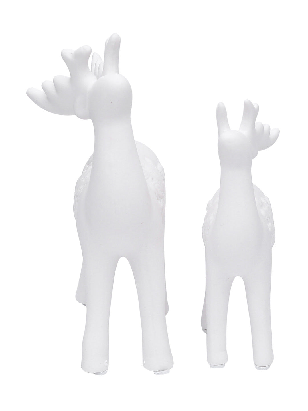 Christmas Themed Ceramic White Deer Duo - Default Title (SHOW19569_2)