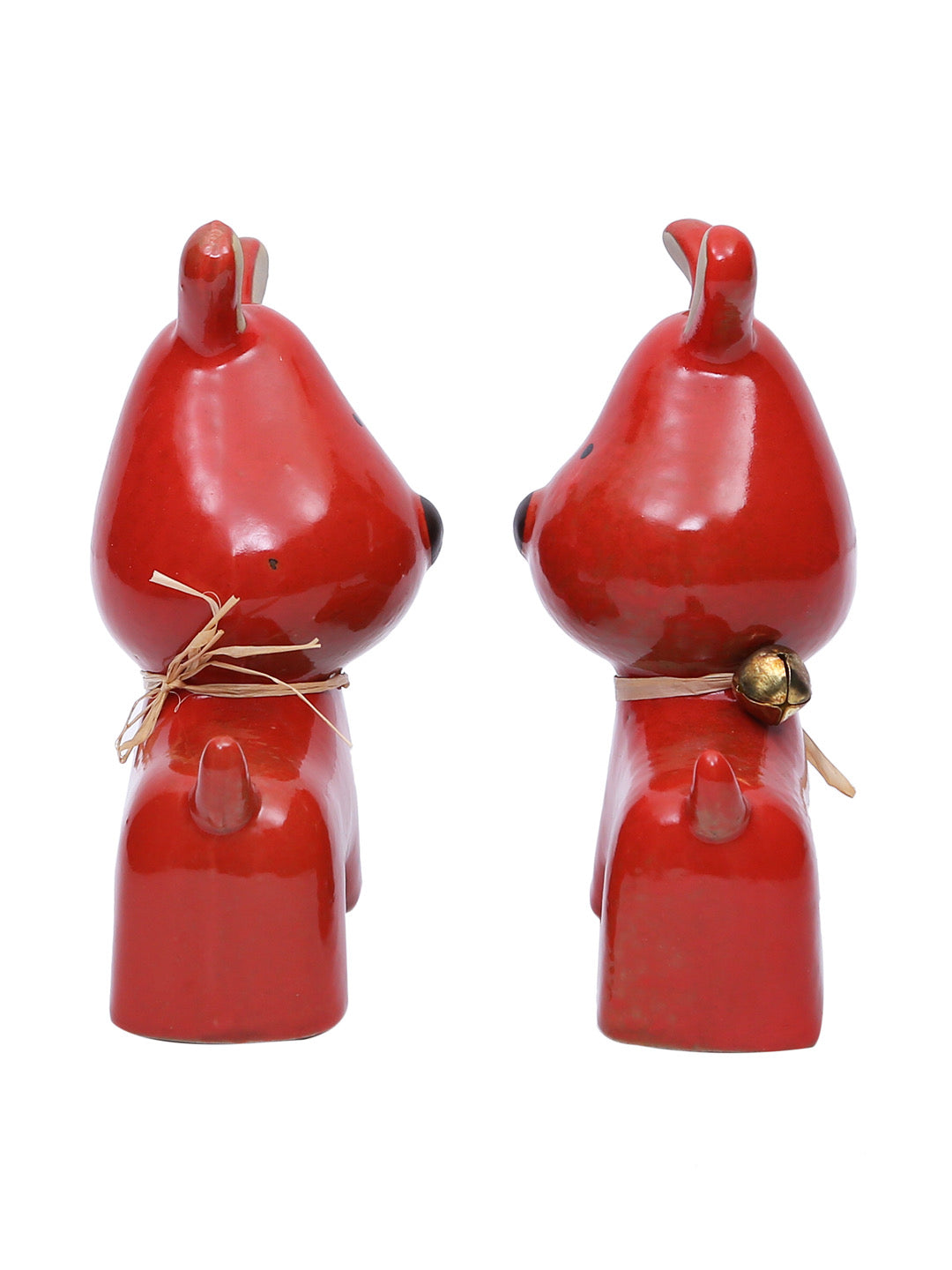 Cartoonish Delightful Red Puppy Duo Ceramic Set - Default Title (SHOW19571)