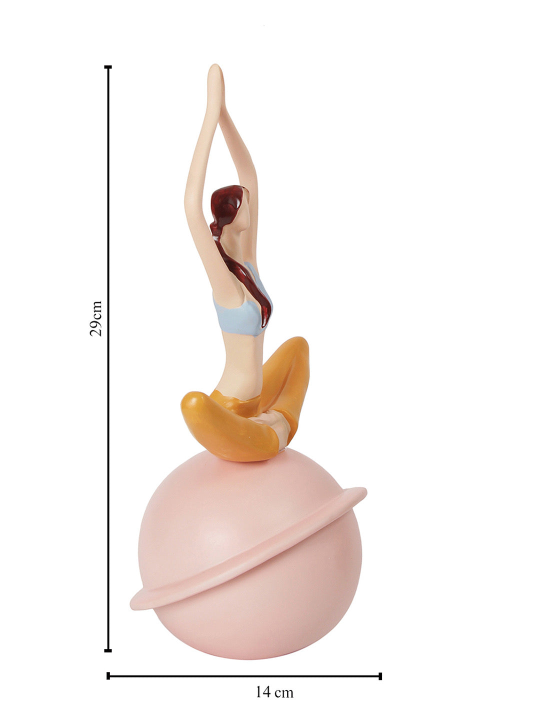 Healthy Yoga Pose Figurine in Raisin - Default Title (SHOW20108PI)